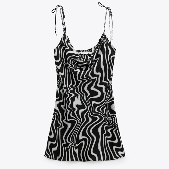 Mini Dress - Zebra Print - Picture 4 of 11